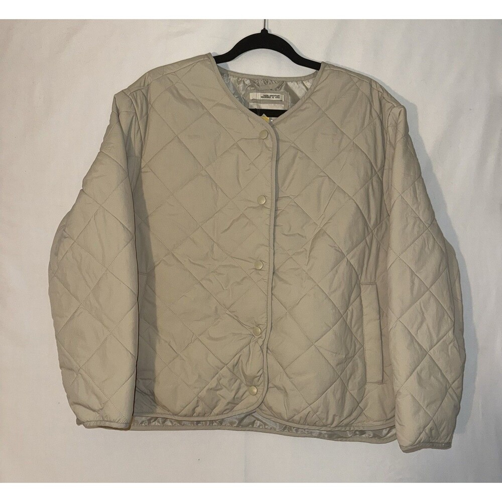 Womens Water Resistant Quilted Jacket Size S NWT